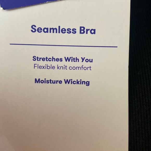 JoyLab Black Racerback Sports Bra - Picture 4 of 4